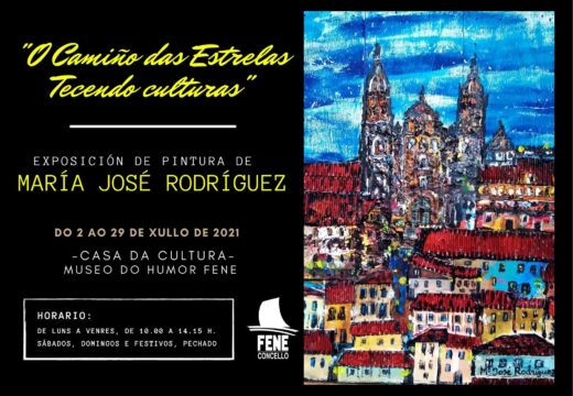 A exposición “O Camiño das Estrelas: tecendo culturas”, de María José Rodríguez amósase en xullo na Casa da Cultura